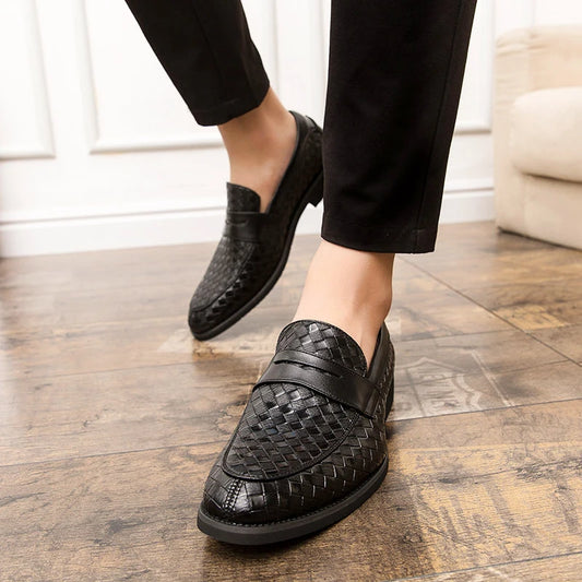 Heritage Leather Weave Loafer