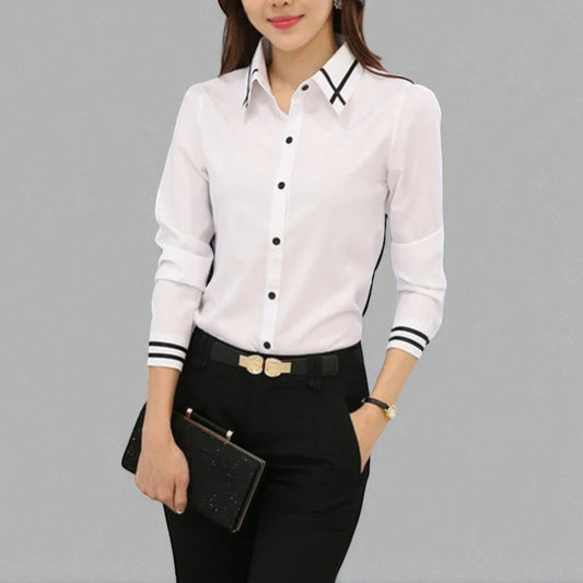 Genevieve Trim Blouse