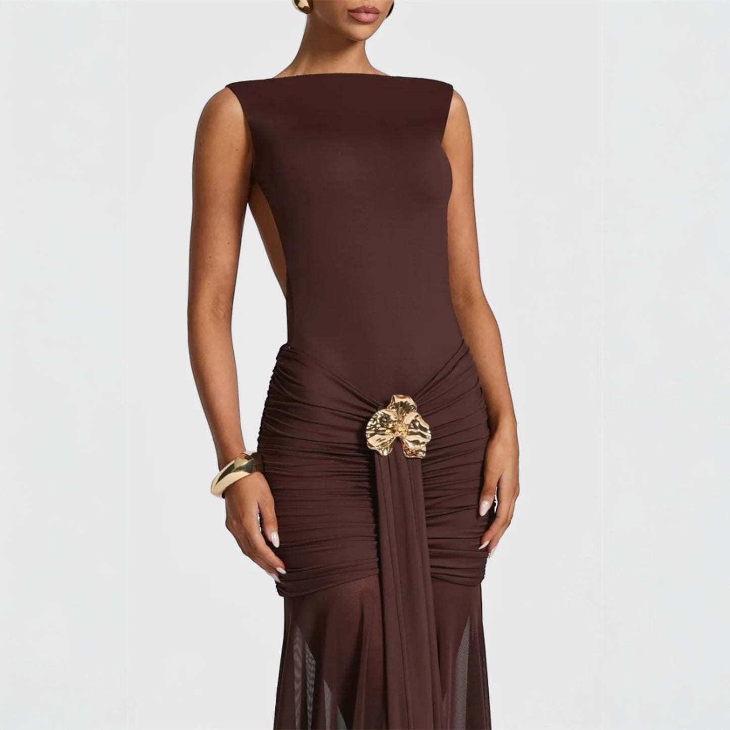 Genevieve Orchid Gown