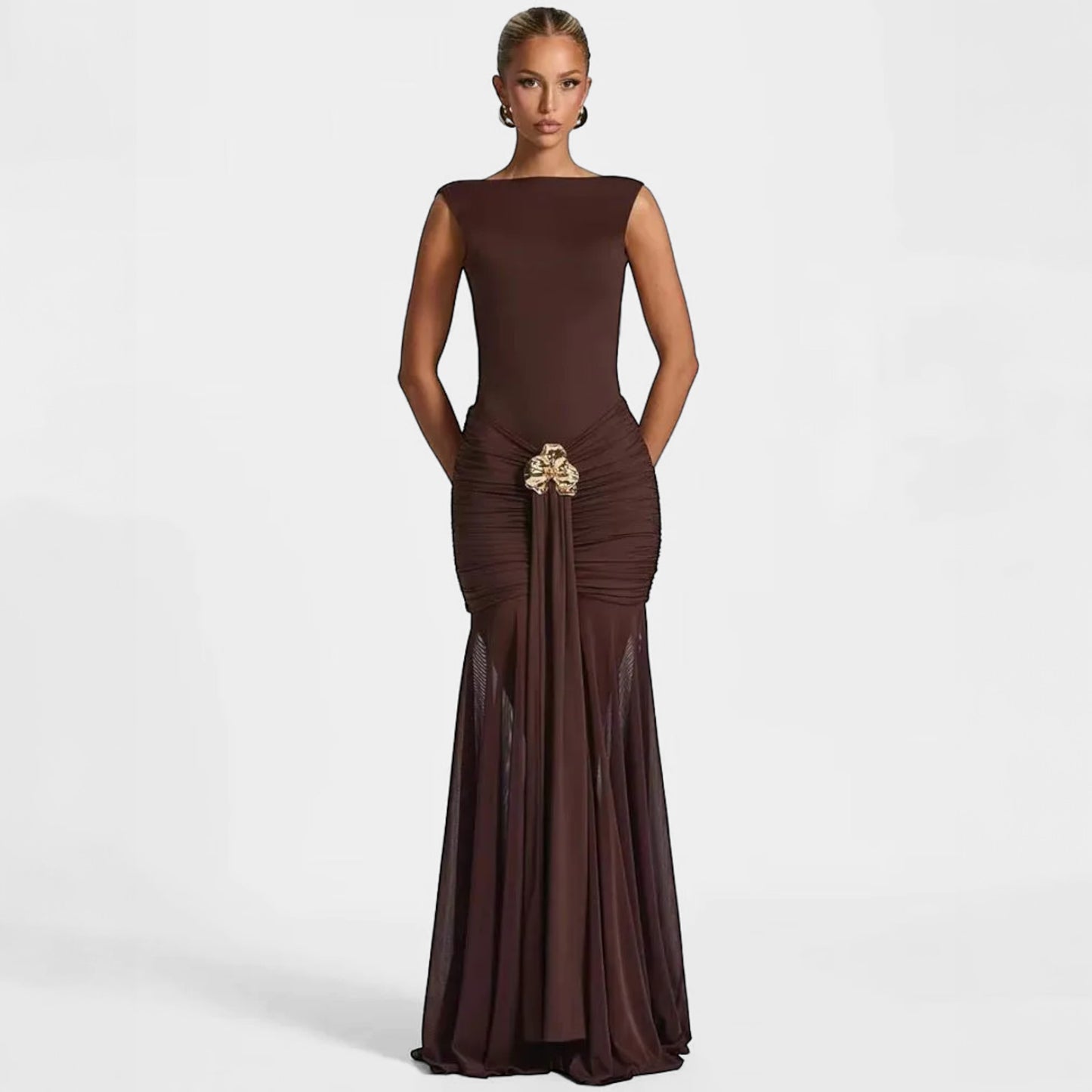 Genevieve Orchid Gown