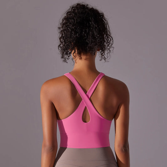Sculpt Cross-Back Crop