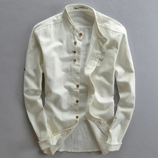 Kyoto Linen Long Sleeve Button Down