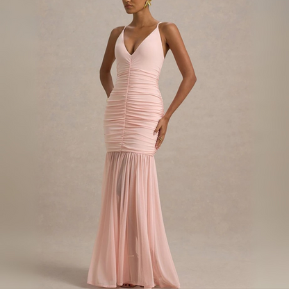 Rosaline Ruched Gown