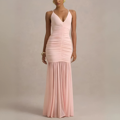 Rosaline Ruched Gown