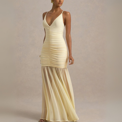 Rosaline Ruched Gown