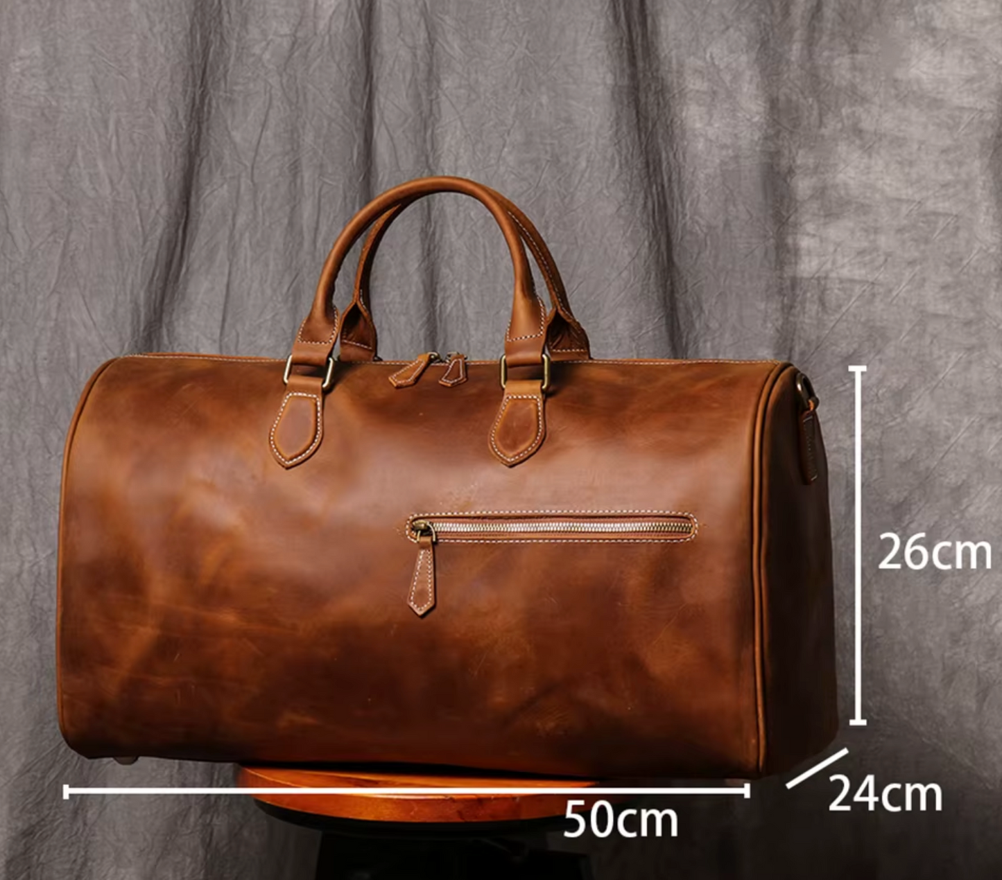 Voyager - Real Leather Travel Bag