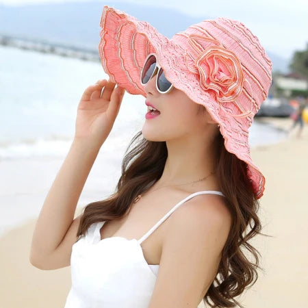 Petal Pleat Sun Hat