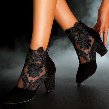 Shadow Lace Bootie
