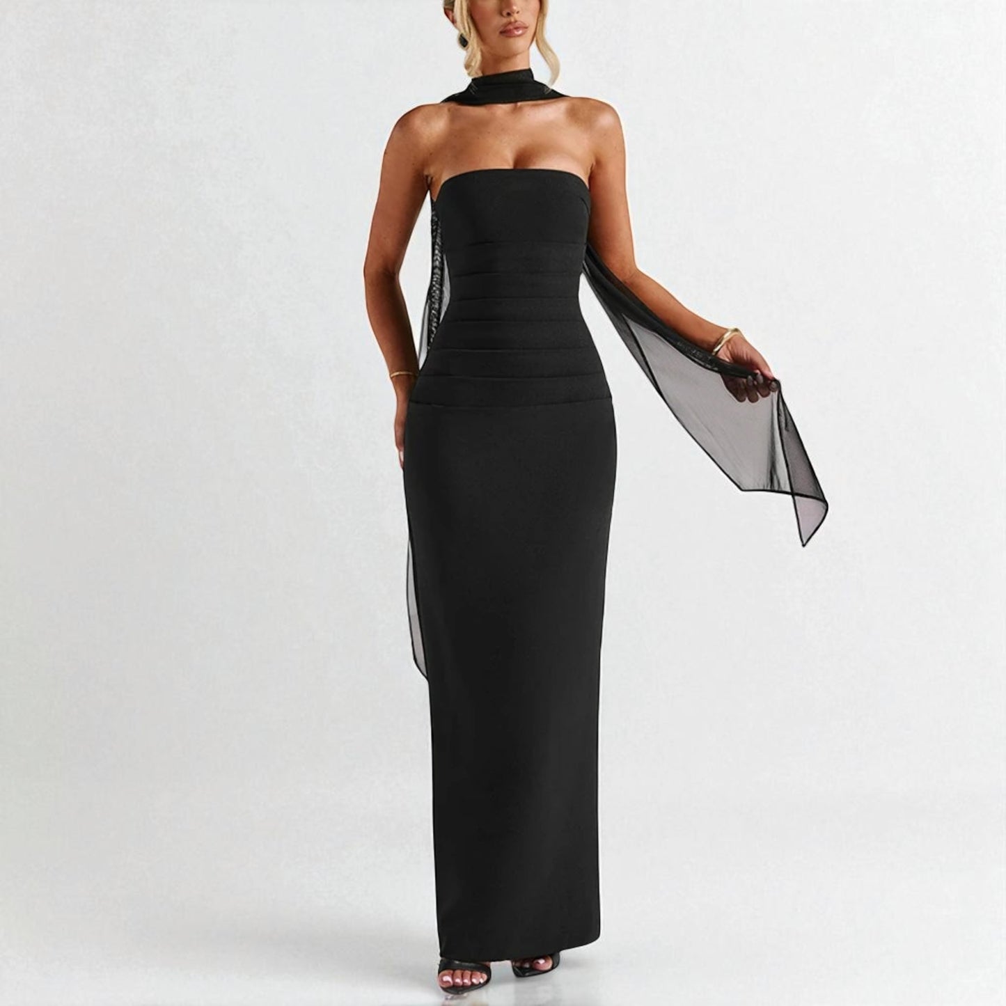 Camille Column Gown