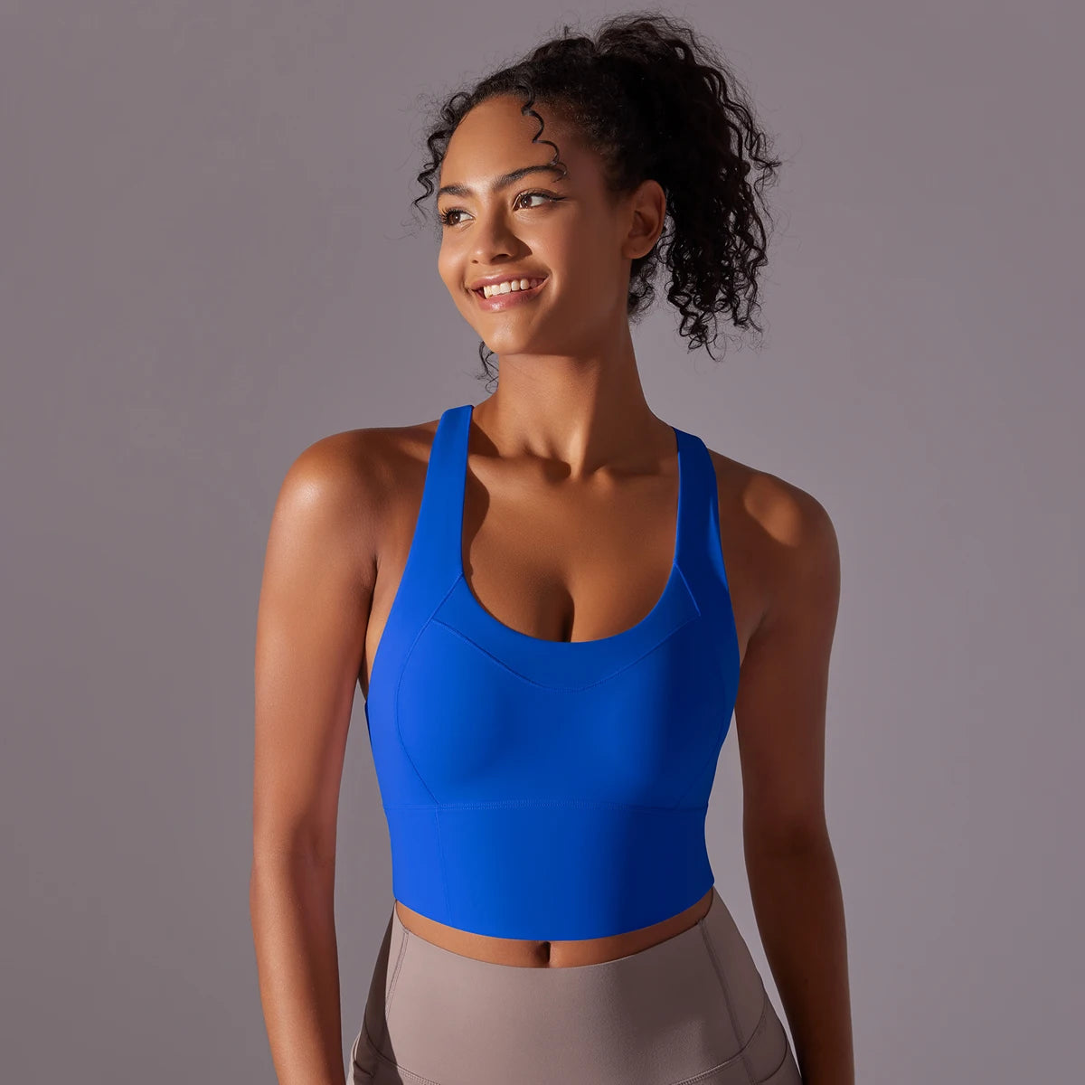 Sculpt Cross-Back Crop