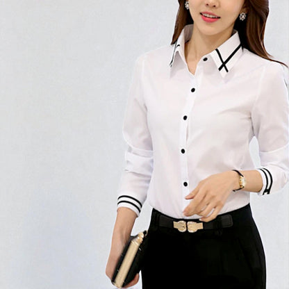 Genevieve Trim Blouse