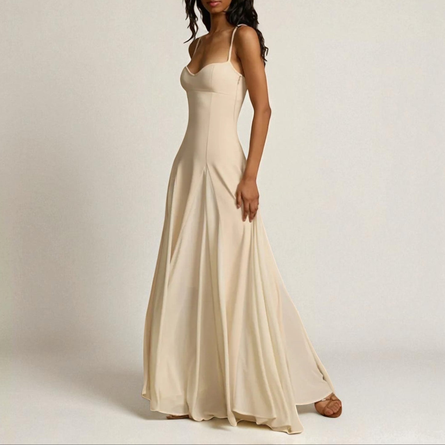 Ivory-Grace Maxi Dress