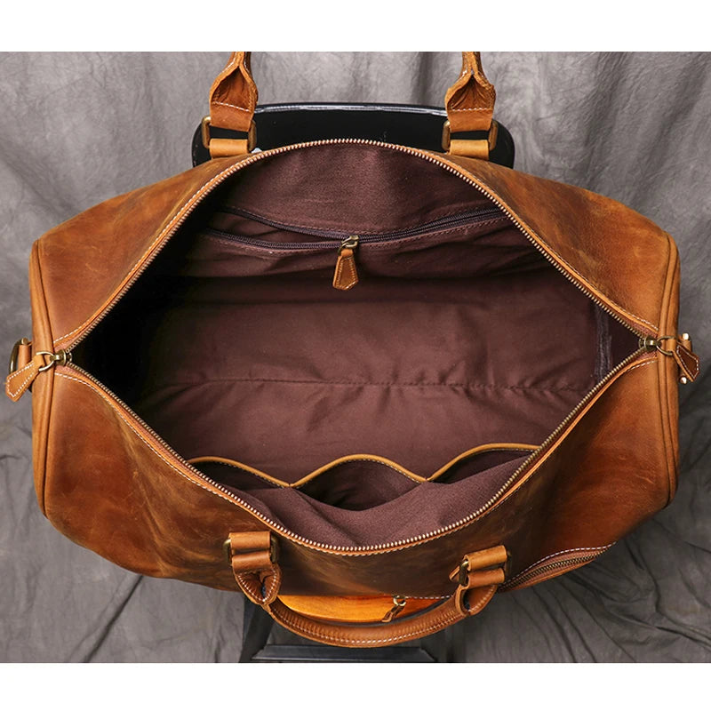 Voyager - Real Leather Travel Bag