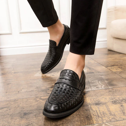 Heritage Leather Weave Loafer