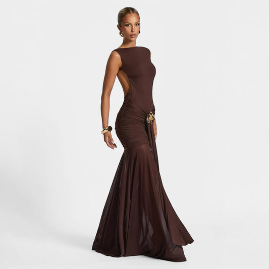 Genevieve Orchid Gown