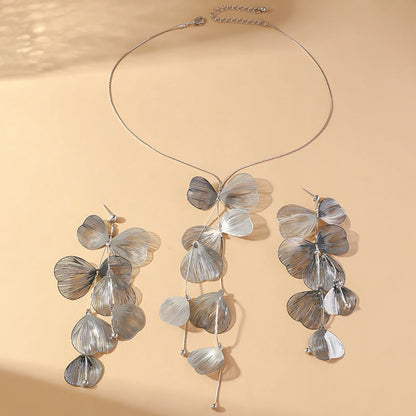 Ginkgo Cascade Necklace