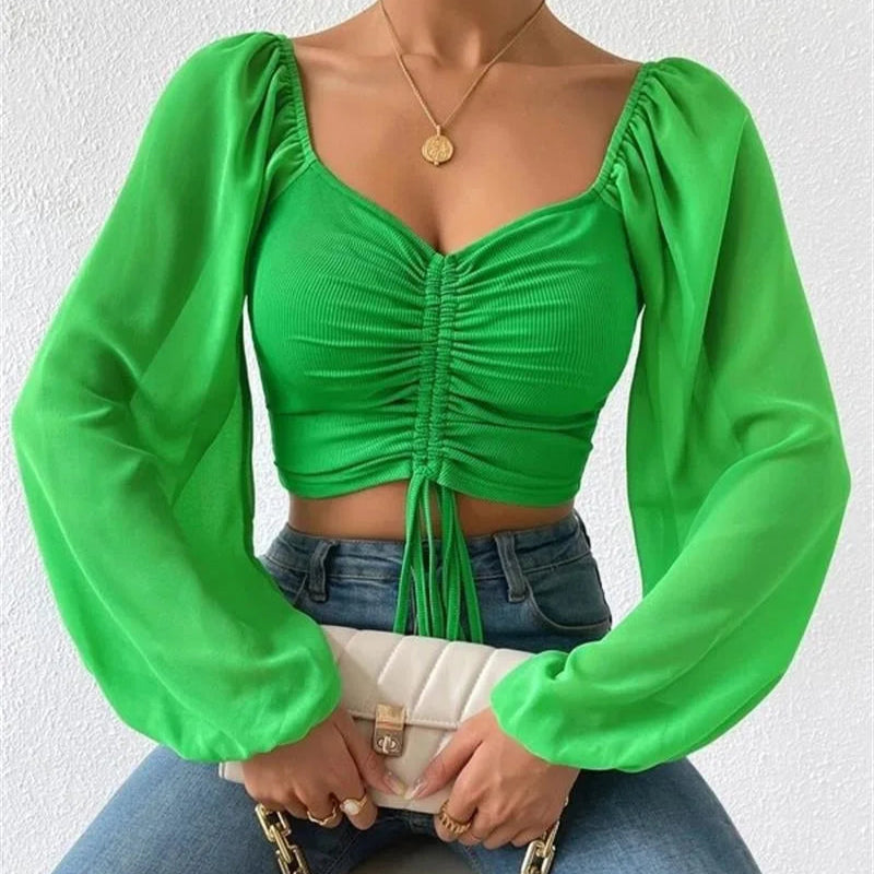 Sweetheart Drawstring Top