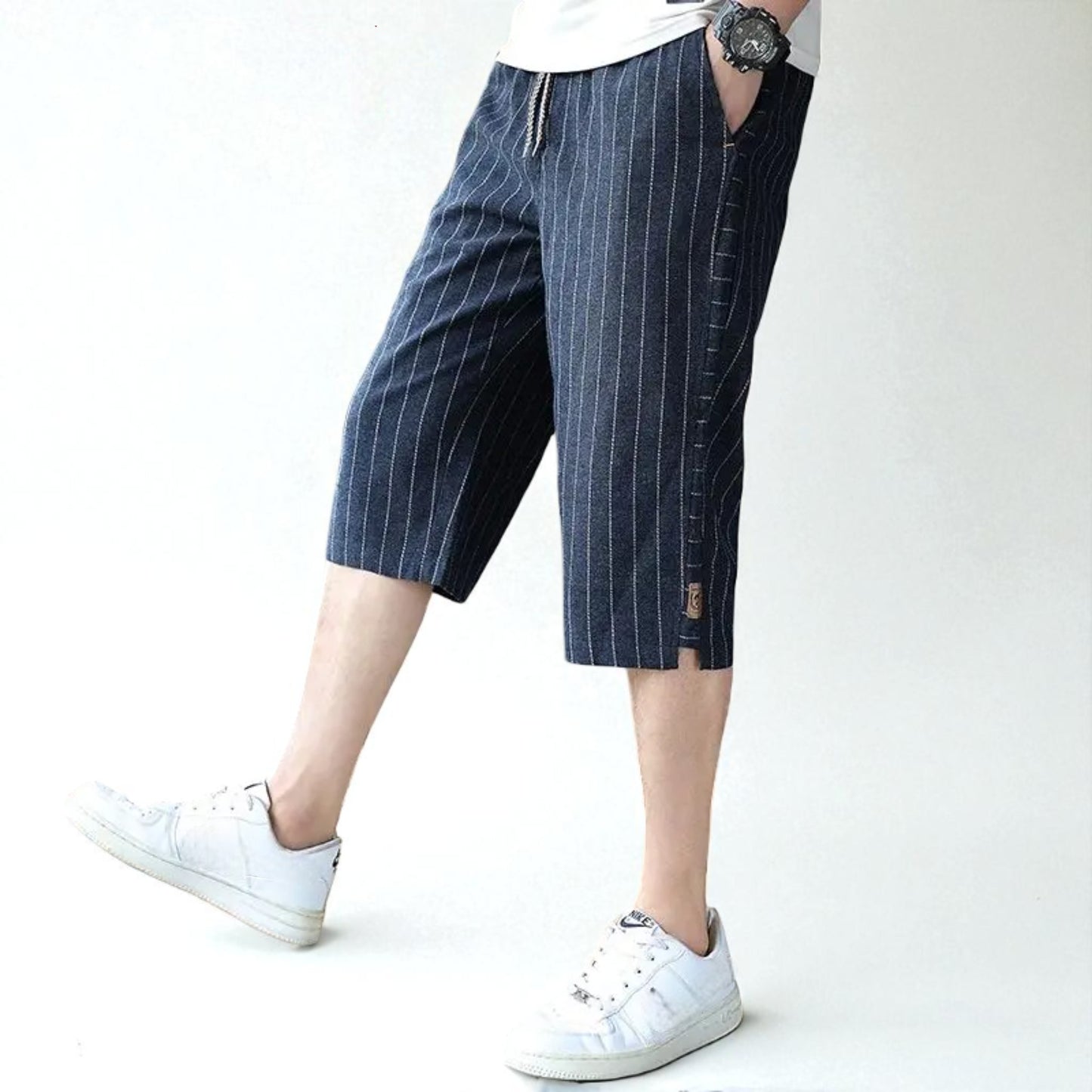 Barclay Pinstripe Crop