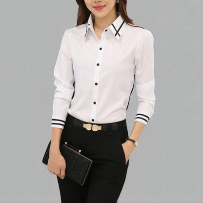 Genevieve Trim Blouse