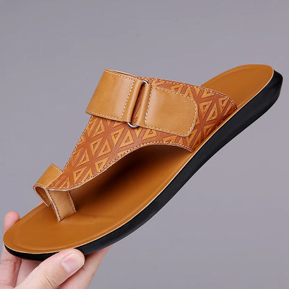 Aztec Etched Men's Slide