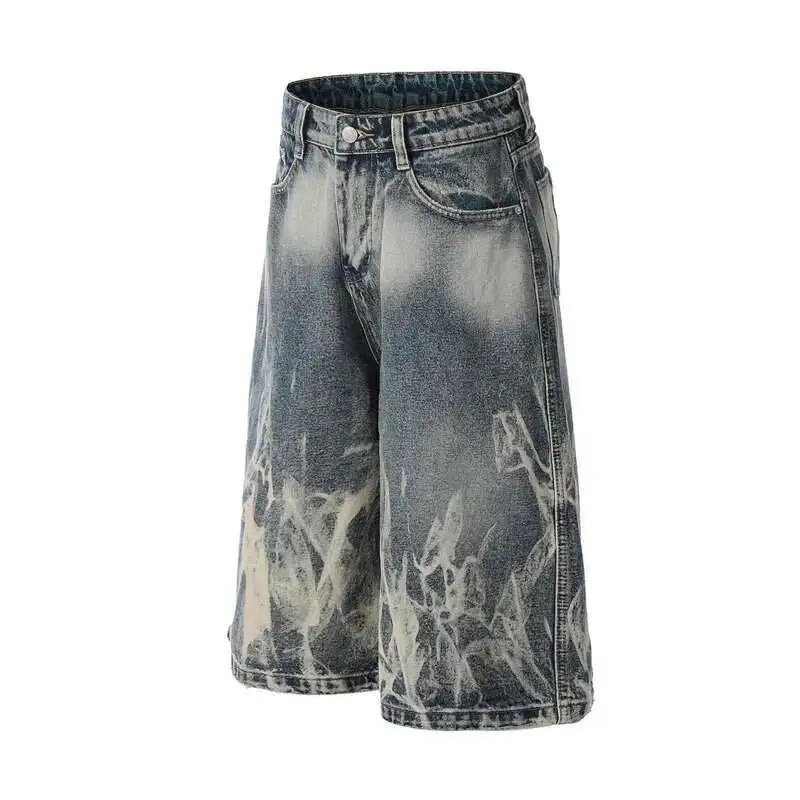 Modern Grunge Denim Short