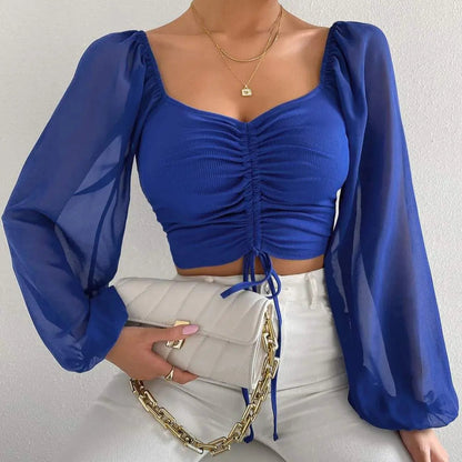 Sweetheart Drawstring Top