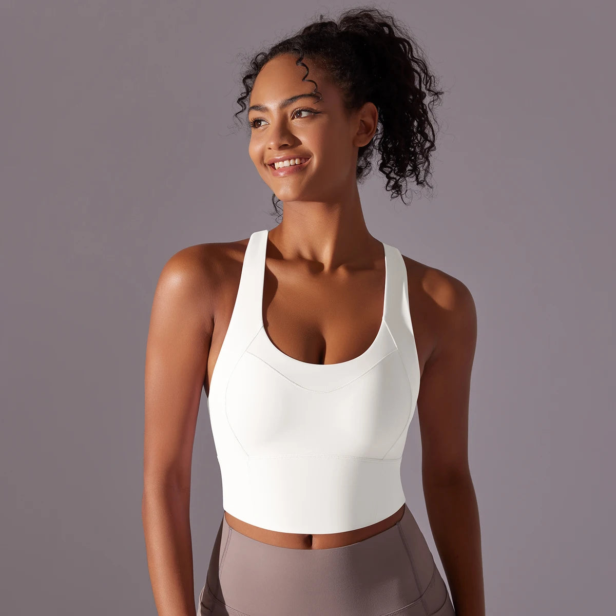 Sculpt Cross-Back Crop