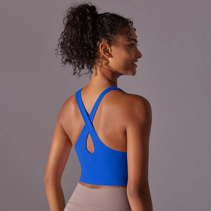 Sculpt Cross-Back Crop