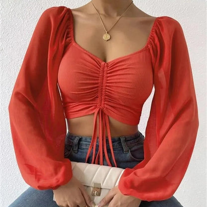 Sweetheart Drawstring Top