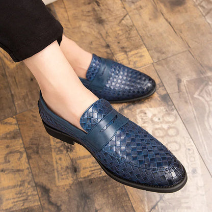 Heritage Leather Weave Loafer