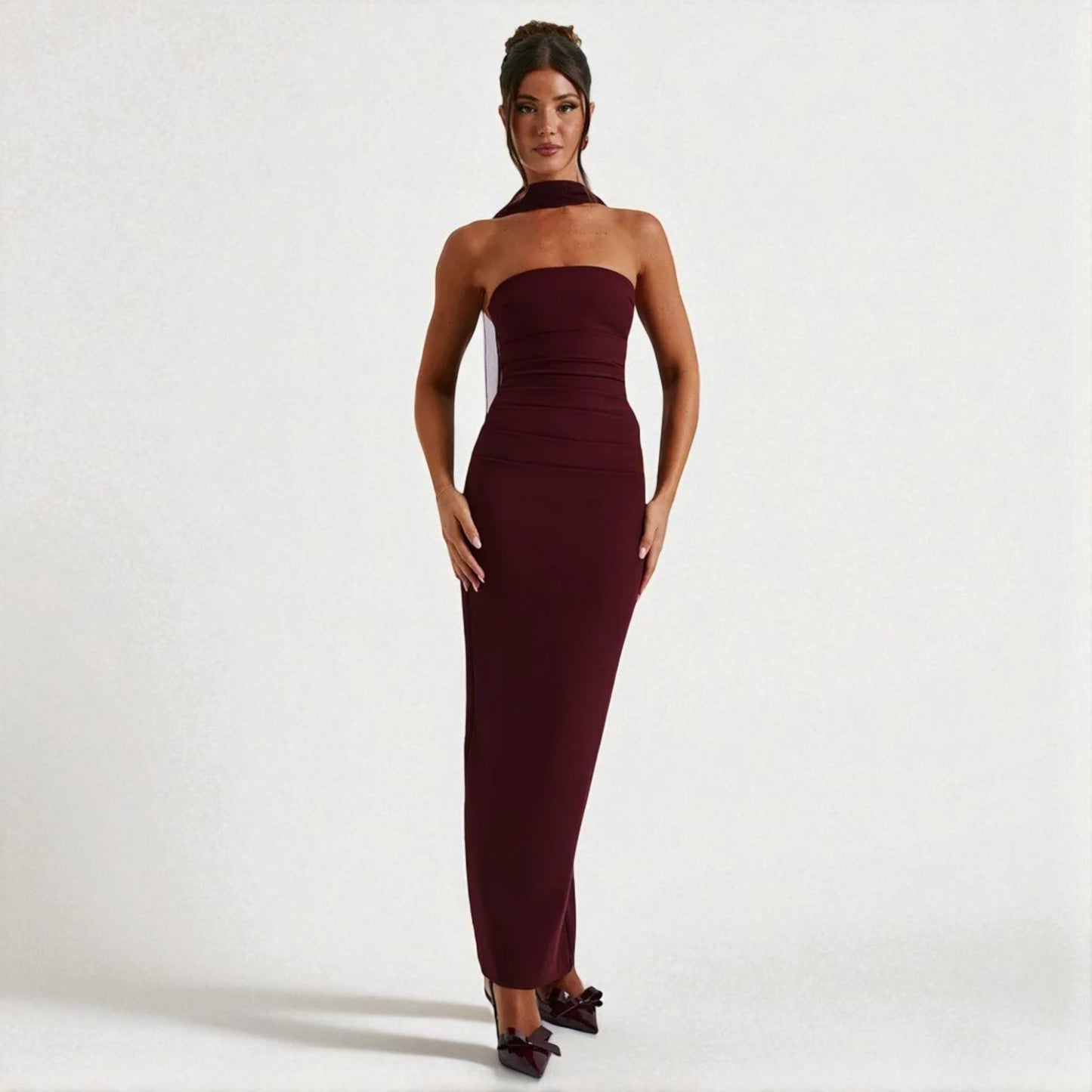 Camille Column Gown