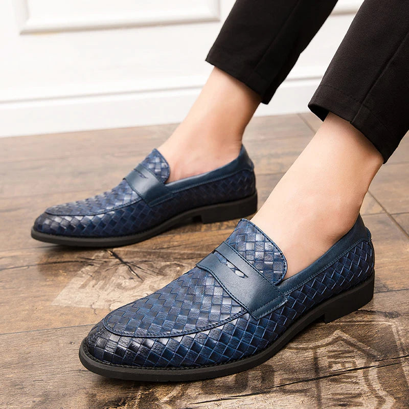 Heritage Leather Weave Loafer