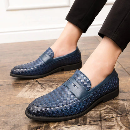 Heritage Leather Weave Loafer