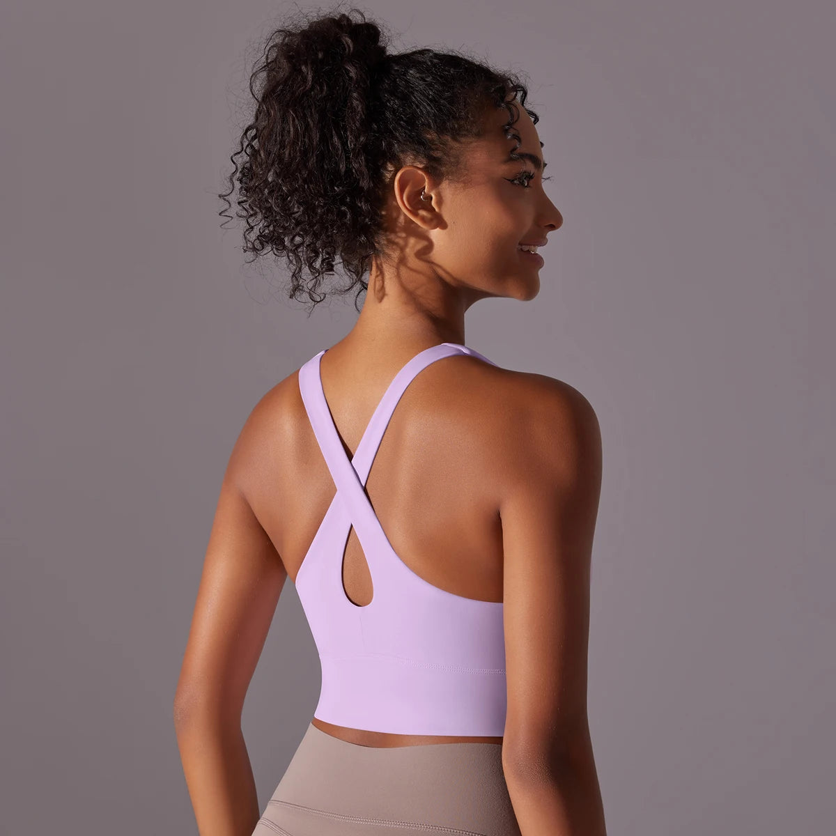 Sculpt Cross-Back Crop