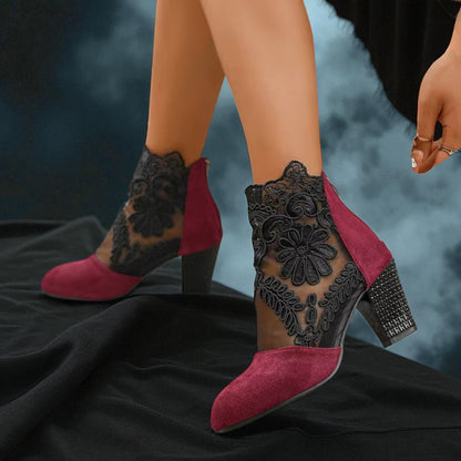 Shadow Lace Bootie