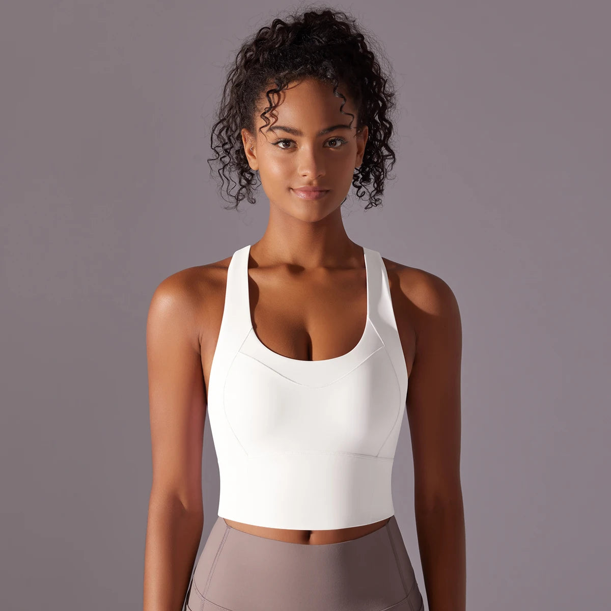 Sculpt Cross-Back Crop