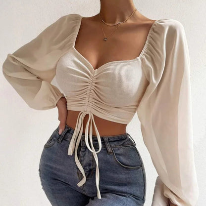 Sweetheart Drawstring Top