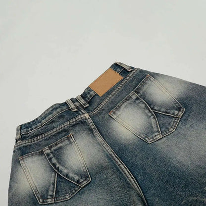 Modern Grunge Denim Short