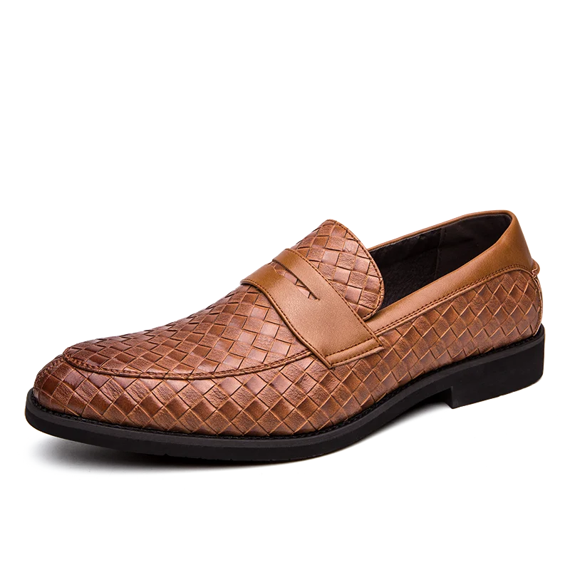 Heritage Leather Weave Loafer