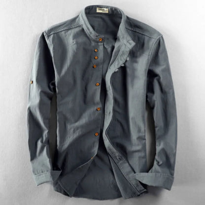 Kyoto Linen Long Sleeve Button Down