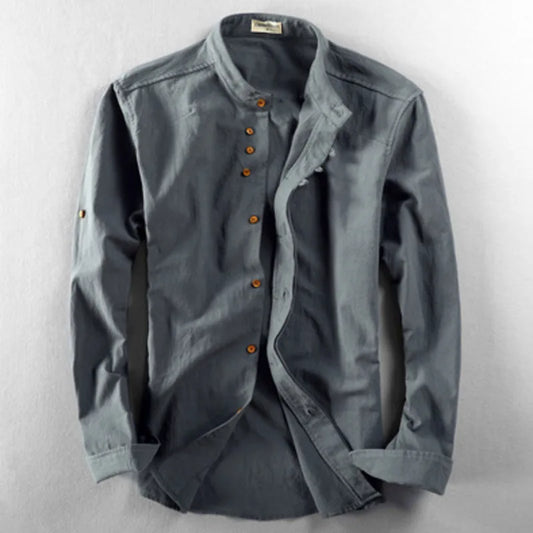 Kyoto Linen Long Sleeve Button Down