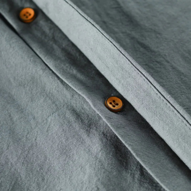 Kyoto Linen Long Sleeve Button Down