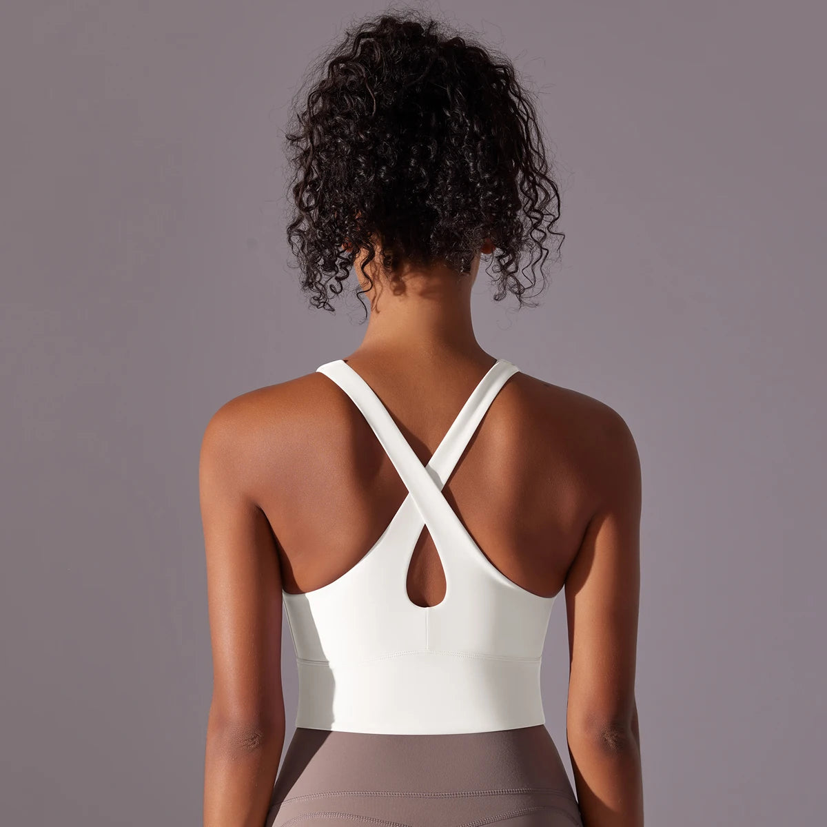 Sculpt Cross-Back Crop