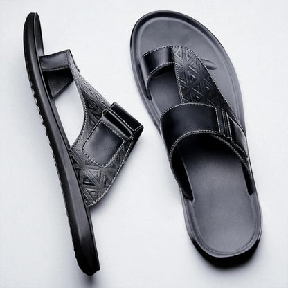 Aztec Etched Men's Slide