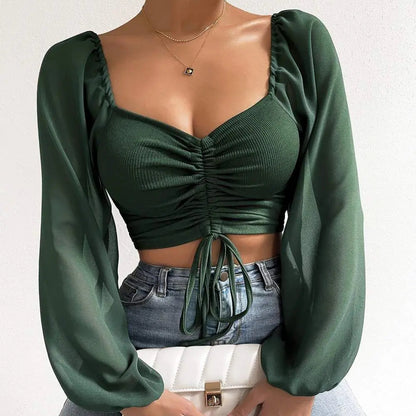 Sweetheart Drawstring Top