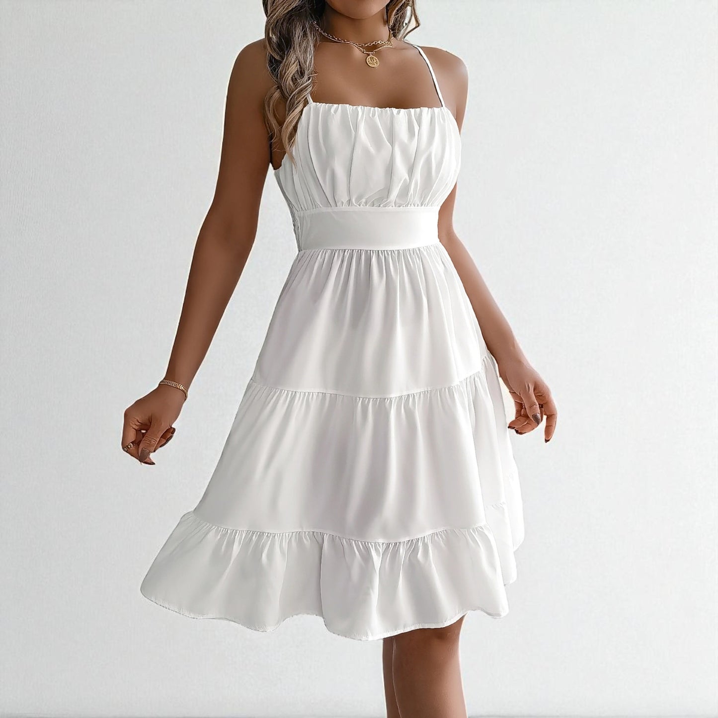 Golden Hour Mini Dress