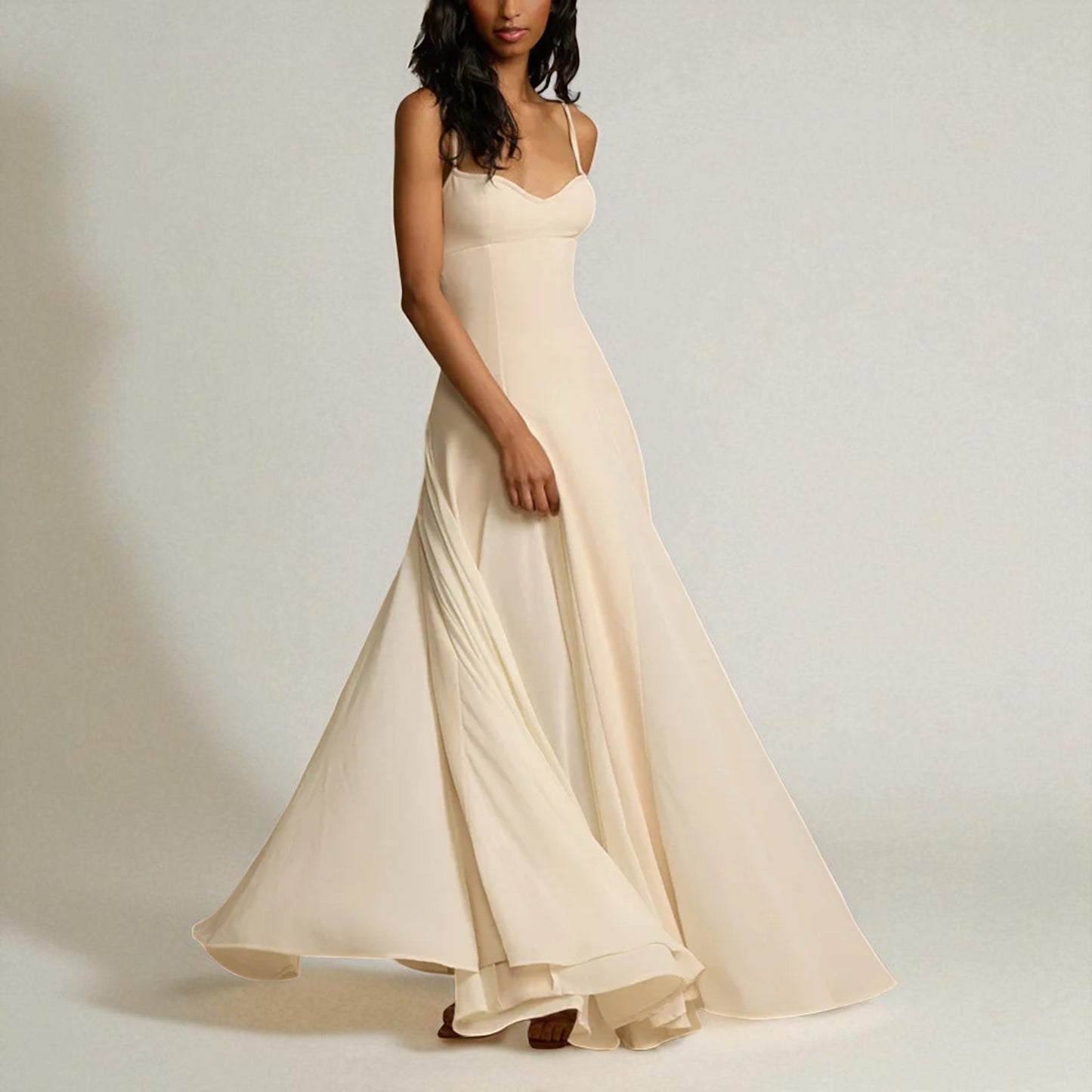 Ivory-Grace Maxi Dress