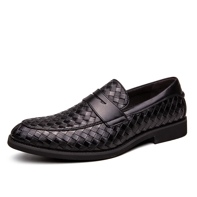Heritage Leather Weave Loafer