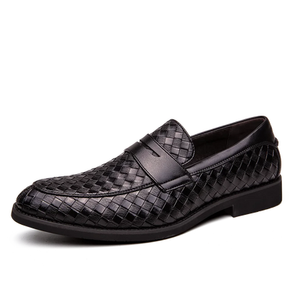 Heritage Leather Weave Loafer