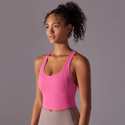 Sculpt Cross-Back Crop